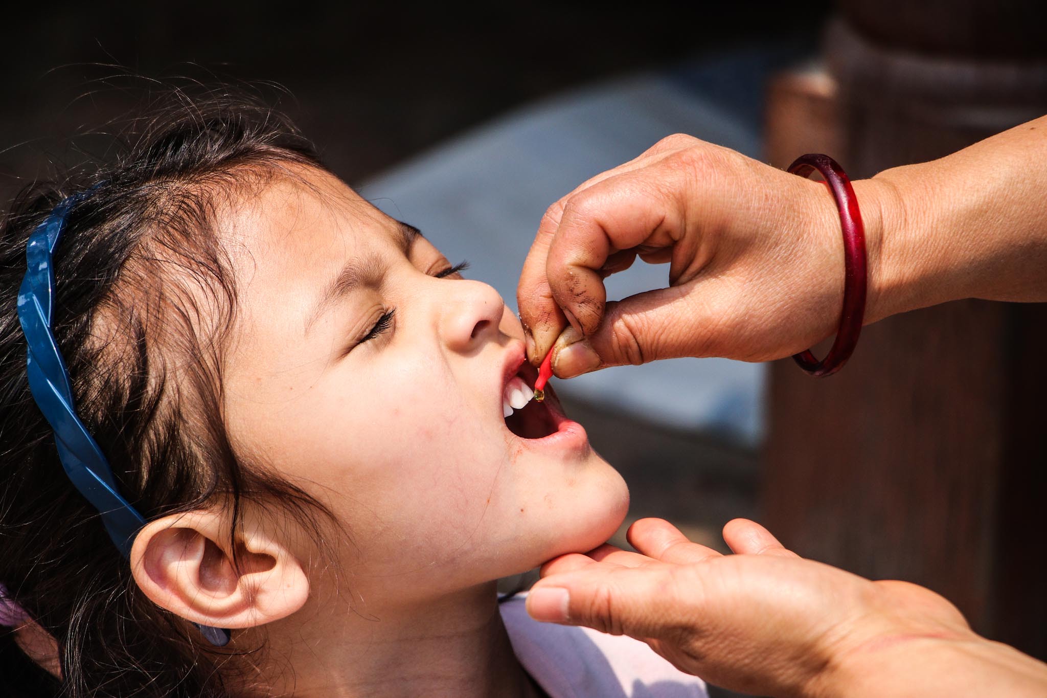 Vitamin ‘A’ & deworming medicine administered to children (photos)