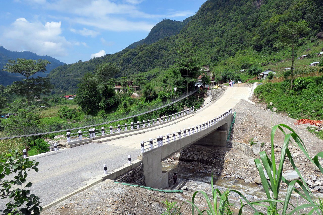 Bridge construction along Narayangadh-Muglin road section in full swing