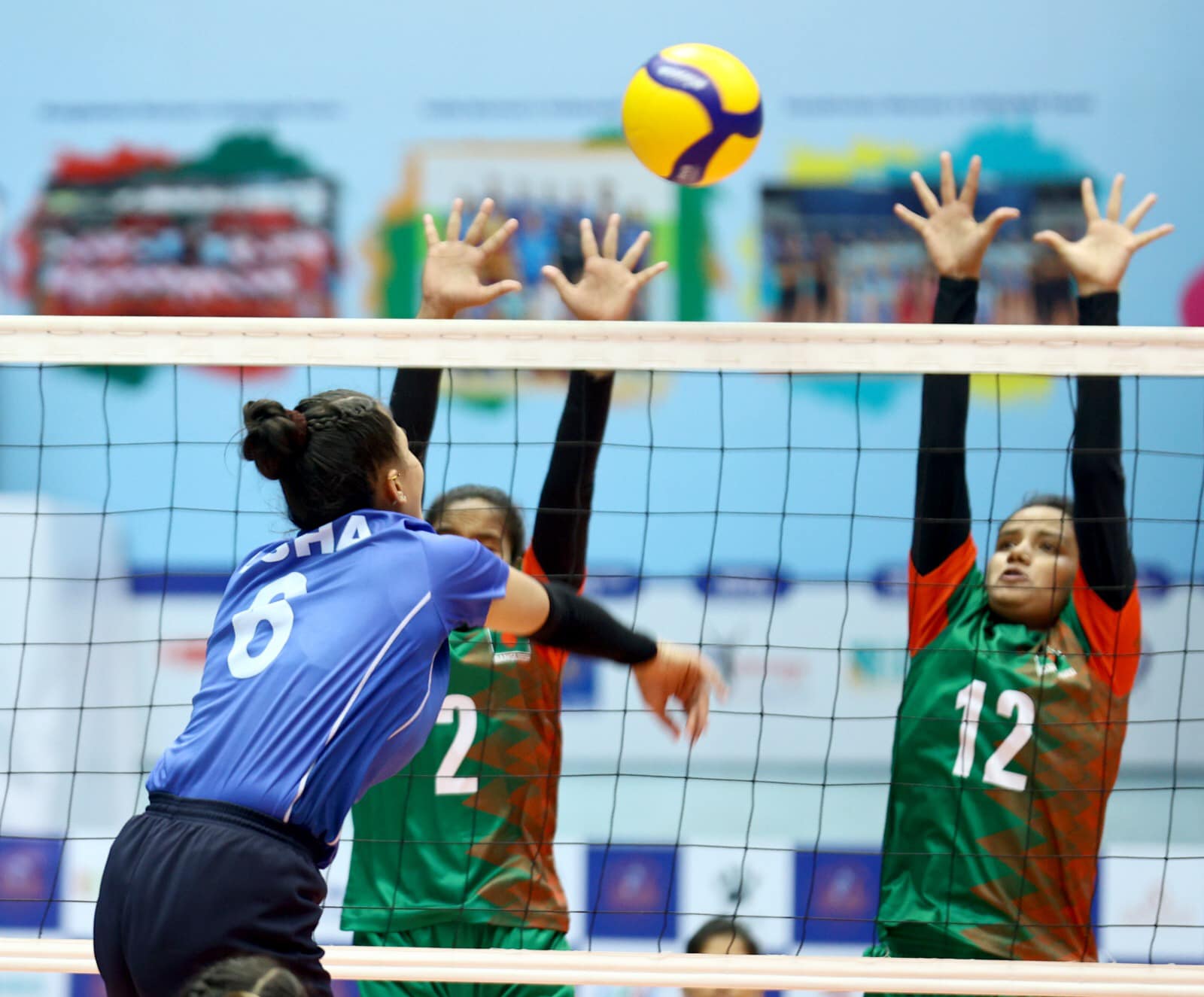NSC-CAVA women’s Volleyball: Kyrgyzstan defeats Maldives