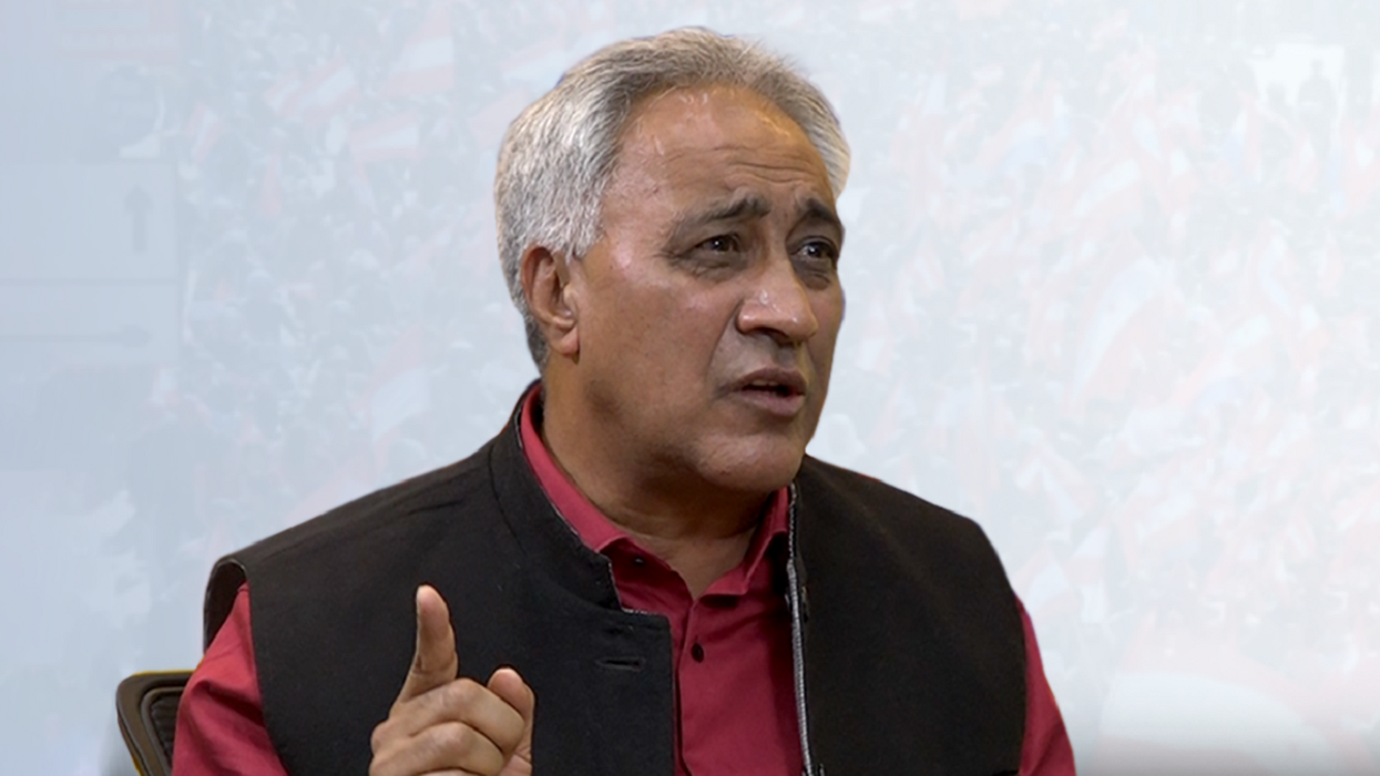 Dr. Chandra Bhandari, entering Parliament for the first time after burn