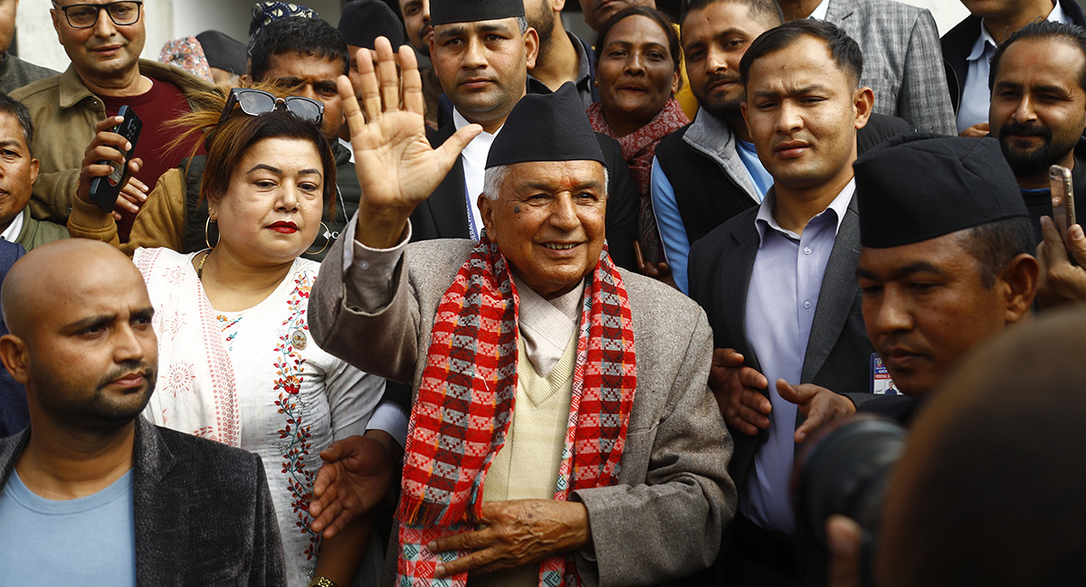 President Poudel congratulates Nepali cricket team for winning ACC Premier Cup