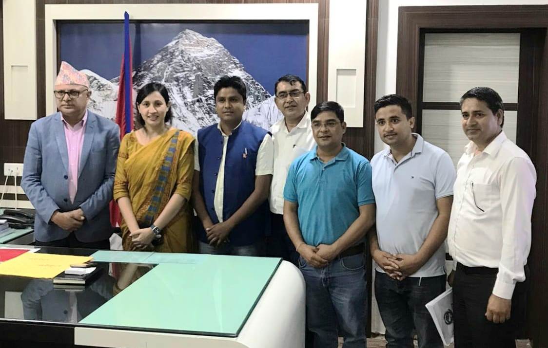 Following the resignation of 17 Biratnagar employees, Deputy Mayor met CM