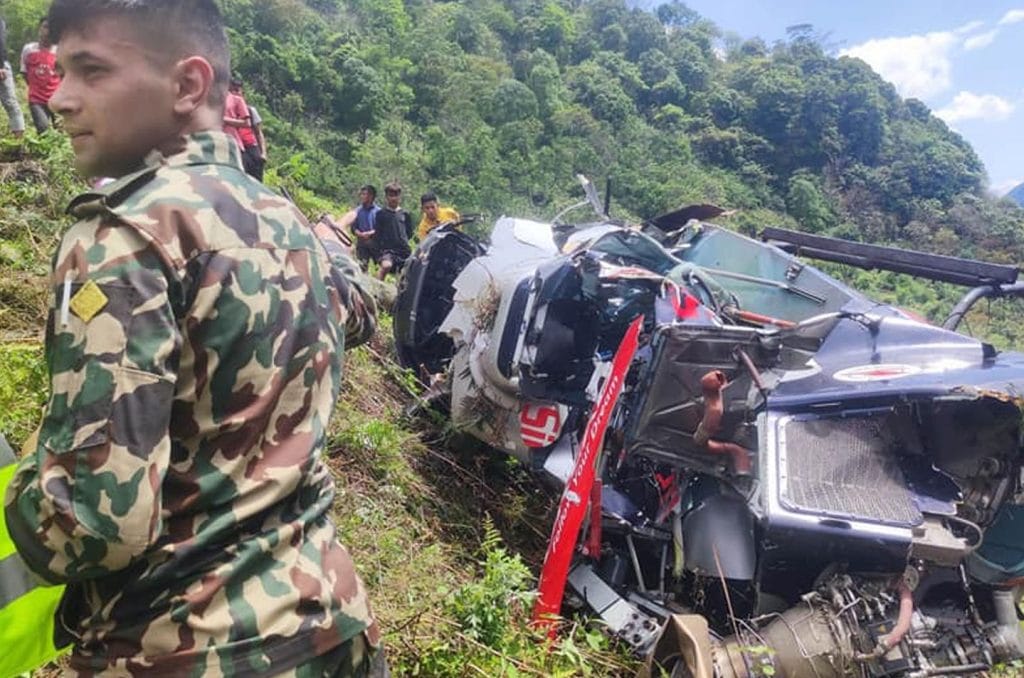 Simrik Air helicopter crash: One dies
