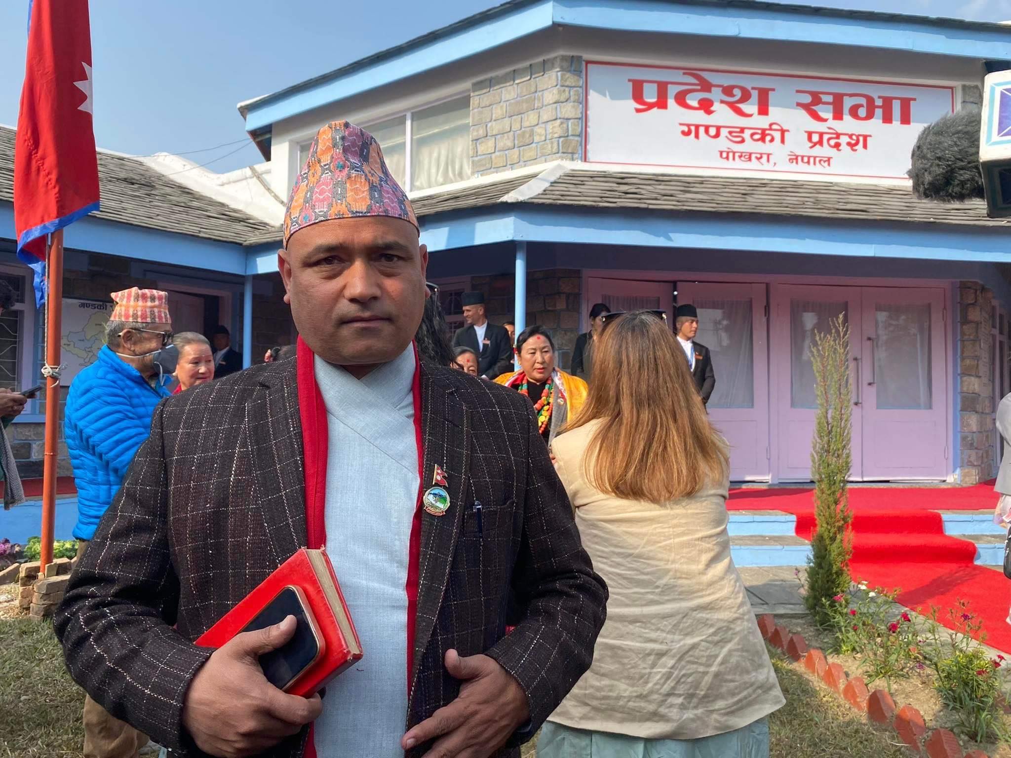 Neupane as chief whip of NC Gandaki