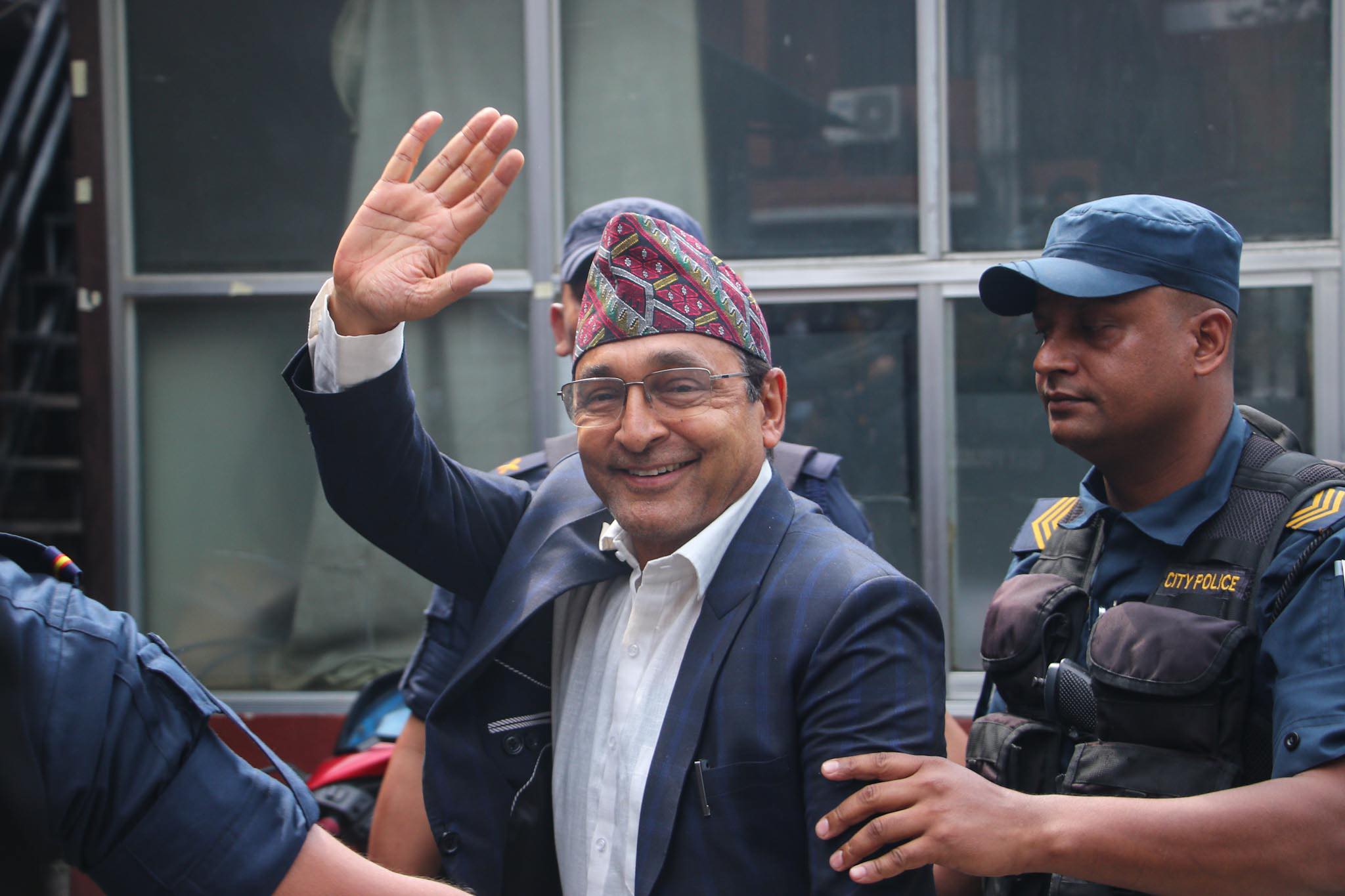 Top Bahadur appeared in court in a ‘smiling pose like a politician’