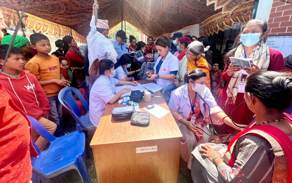 GBBL concludes comprehensive free health camp program Phantpaua, Nuwakot