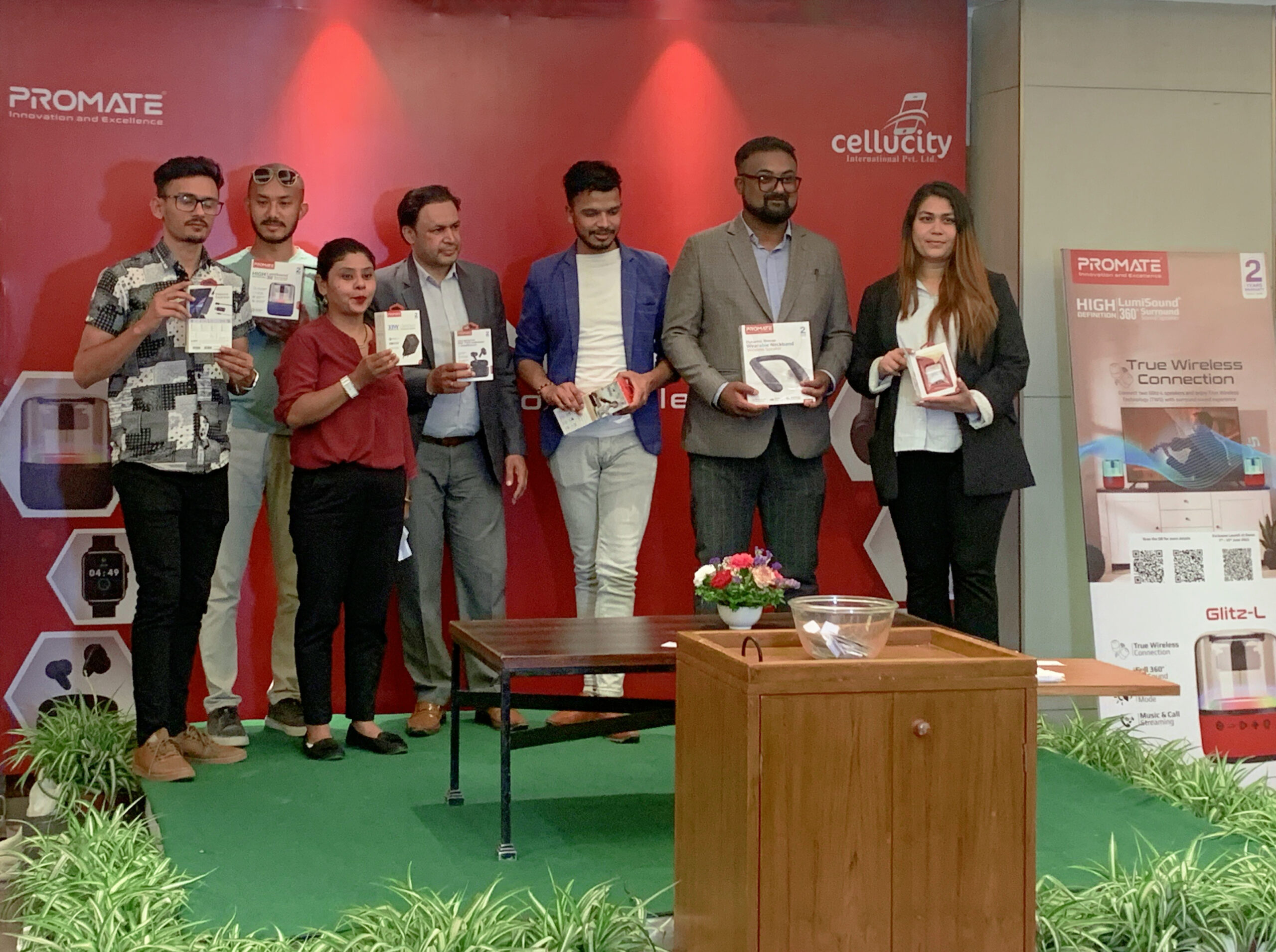 Cellucity International Pvt. Ltd. introduces promate to Nepali market