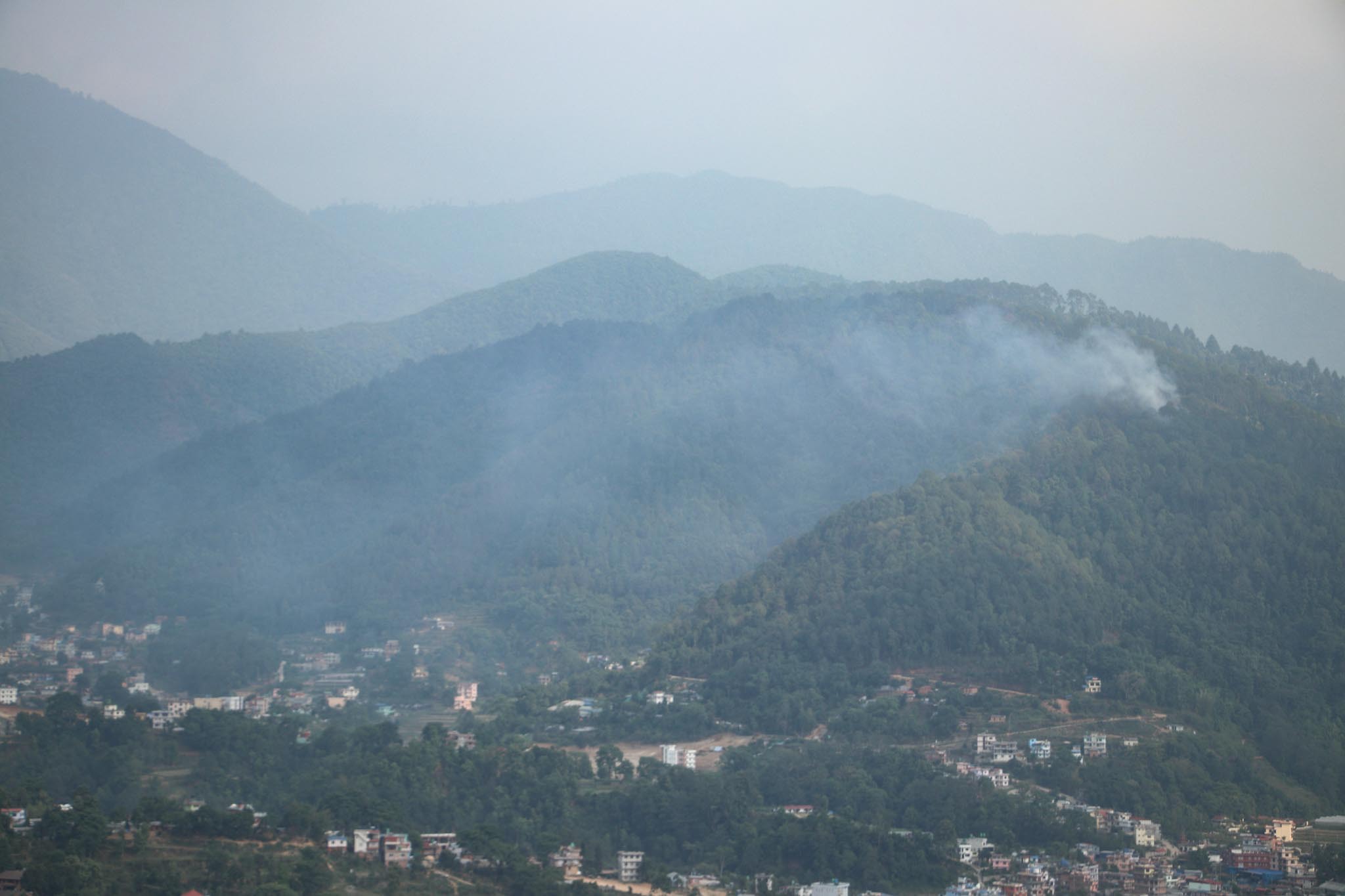In Pics: Fire in Gurunge hills of Godawari