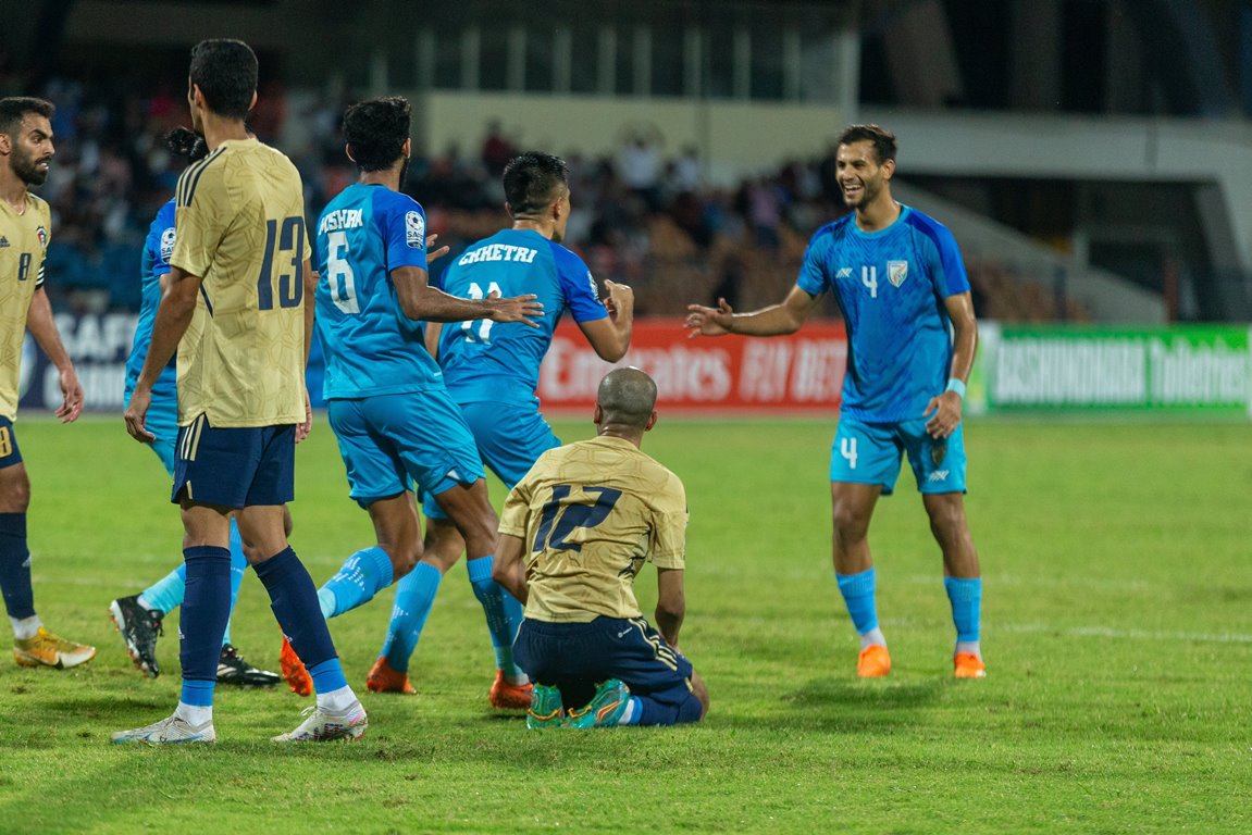 India-Kuwait held draw, Kuwait group winner