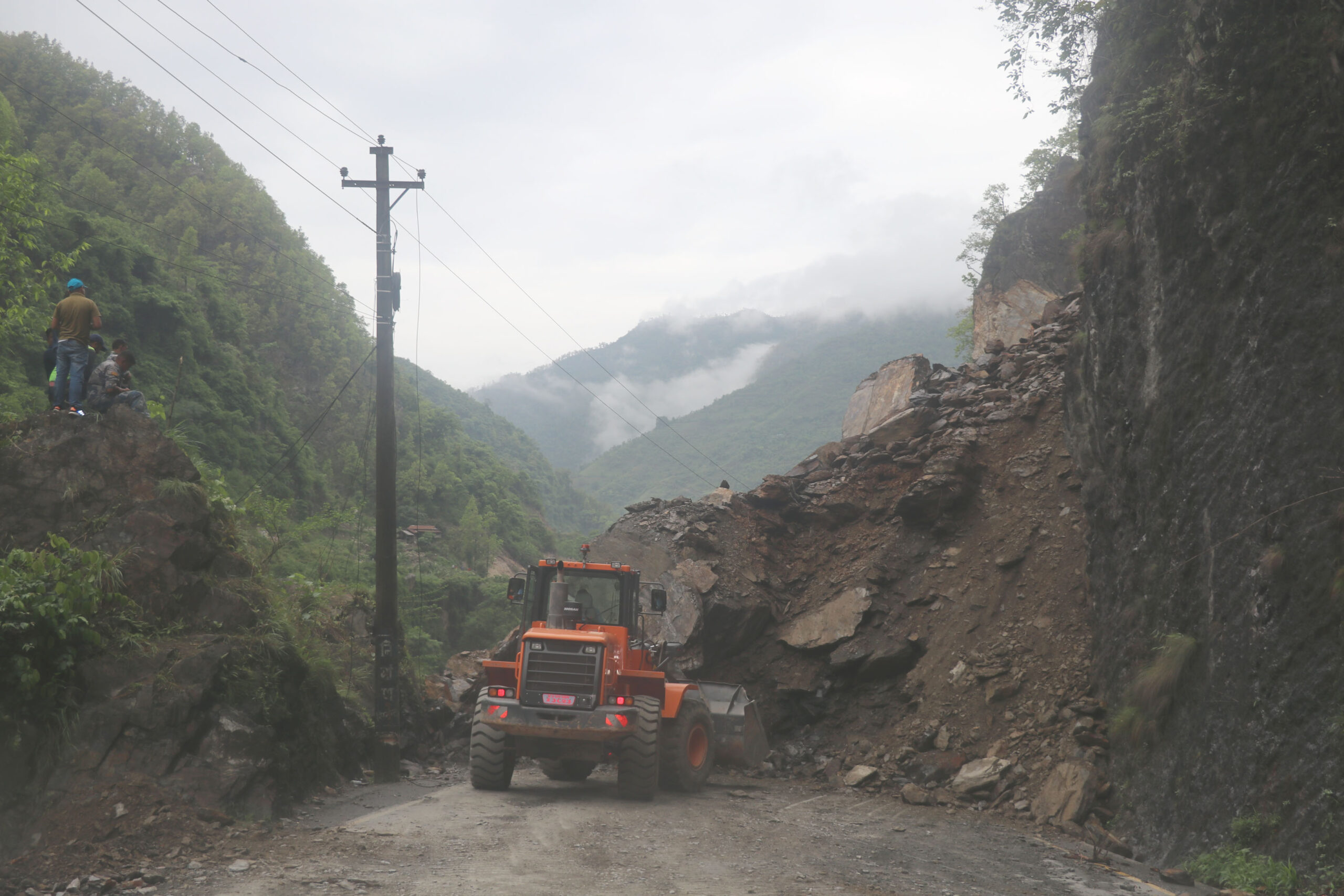 Landslide in Kalikhola, Mugling-Narayangadh road closed both ways