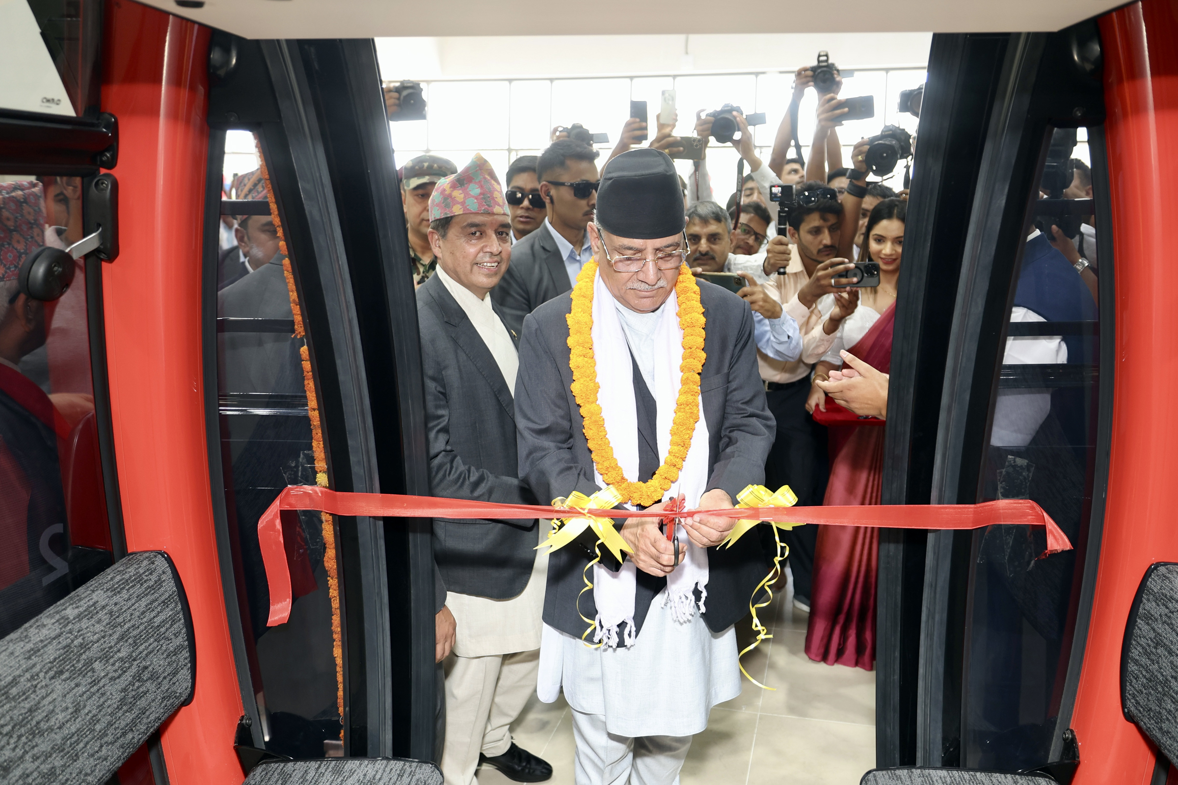 PM Dahal inaugurates Lumbini cable car (with photos)