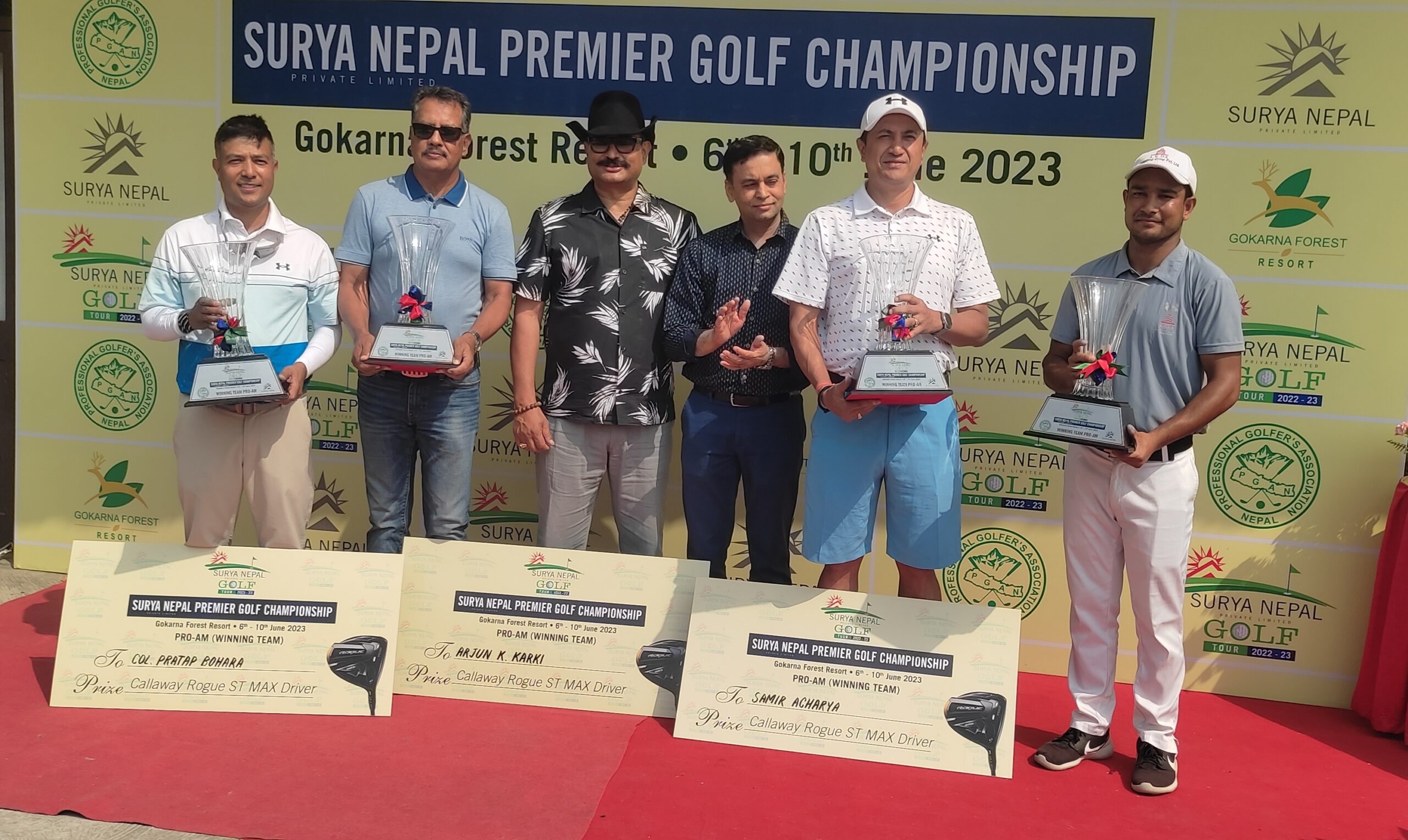 Surya Nepal Premier Golf Championship: Dinesh and Team wins Pro-am Title