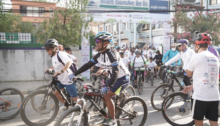 Shangri-La Development Bank Cycle Rally on Environment Day