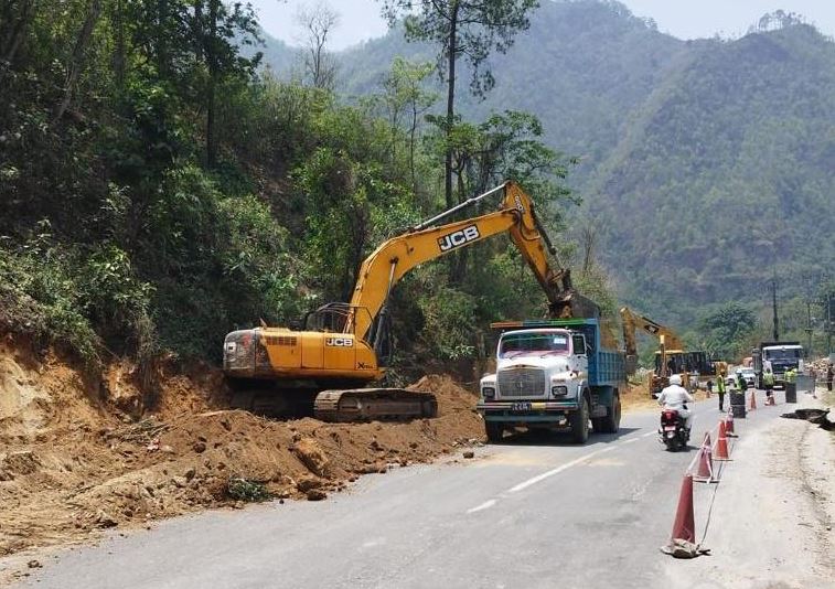 Muglin-Malekhu road section being upgraded