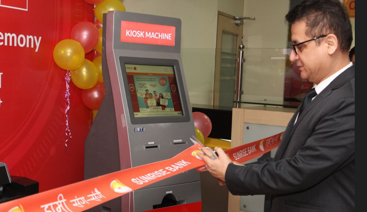 Sunrise Bank launches Cash & Cheque deposit machine