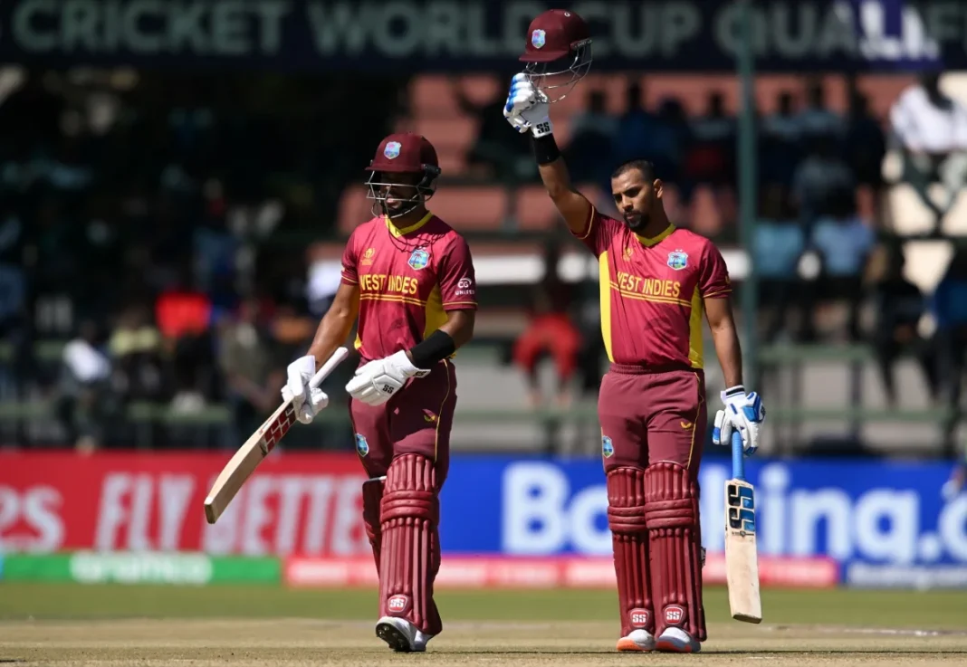 West Indies set 340 runs target for Nepal