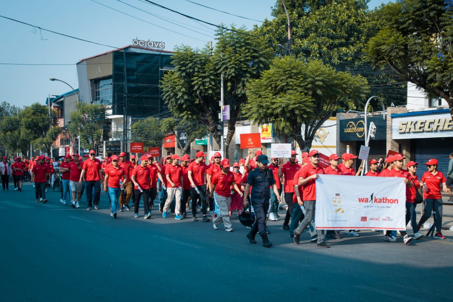 IME’s ‘Remittance Awareness’ walkathon on the occasion of 23rd year entry