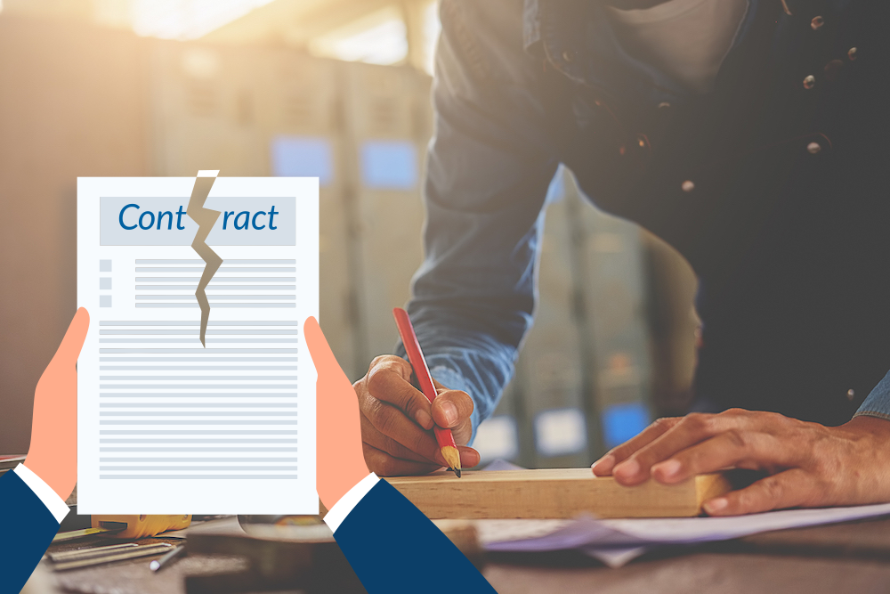 Construction contracts not accomplishing on time being annulled