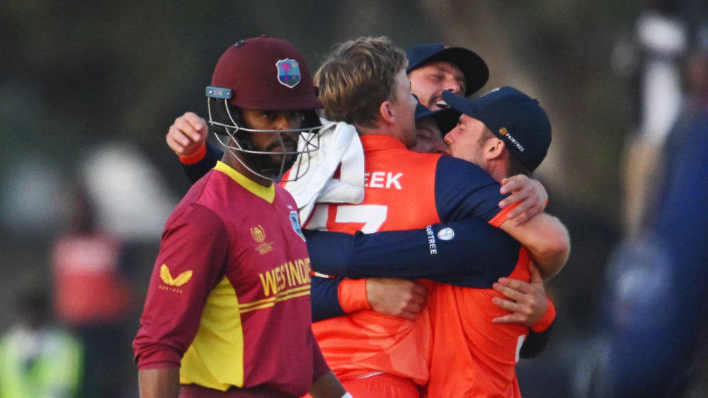 Netherlands defeated West Indies in Super Over