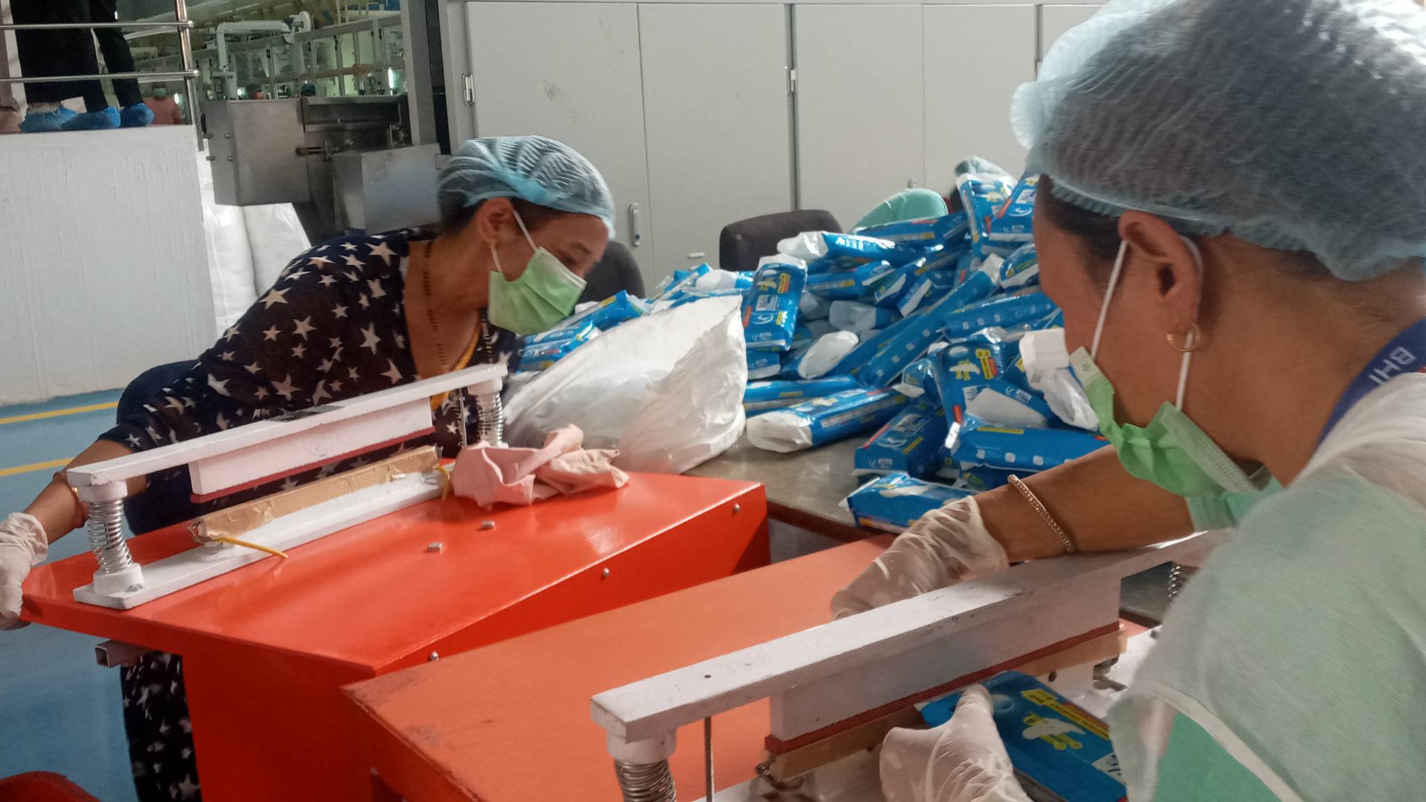 Different taxes on raw materials of sanitary pads & prepared pads