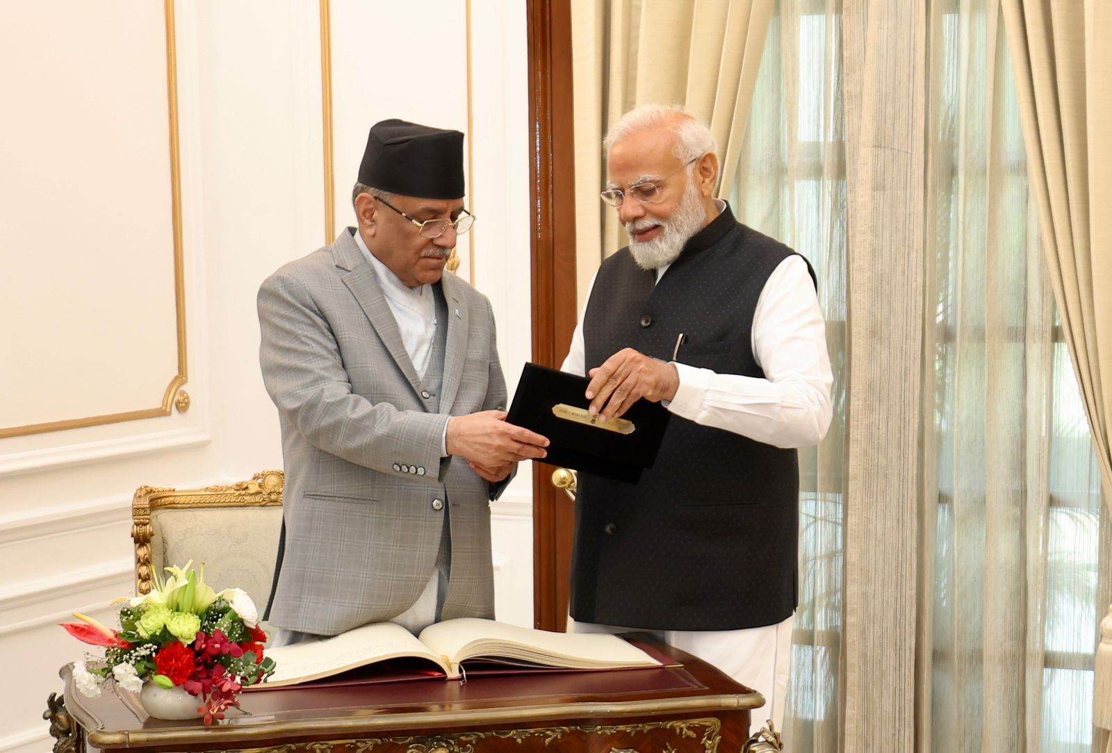 Prachanda asked India for a new air route