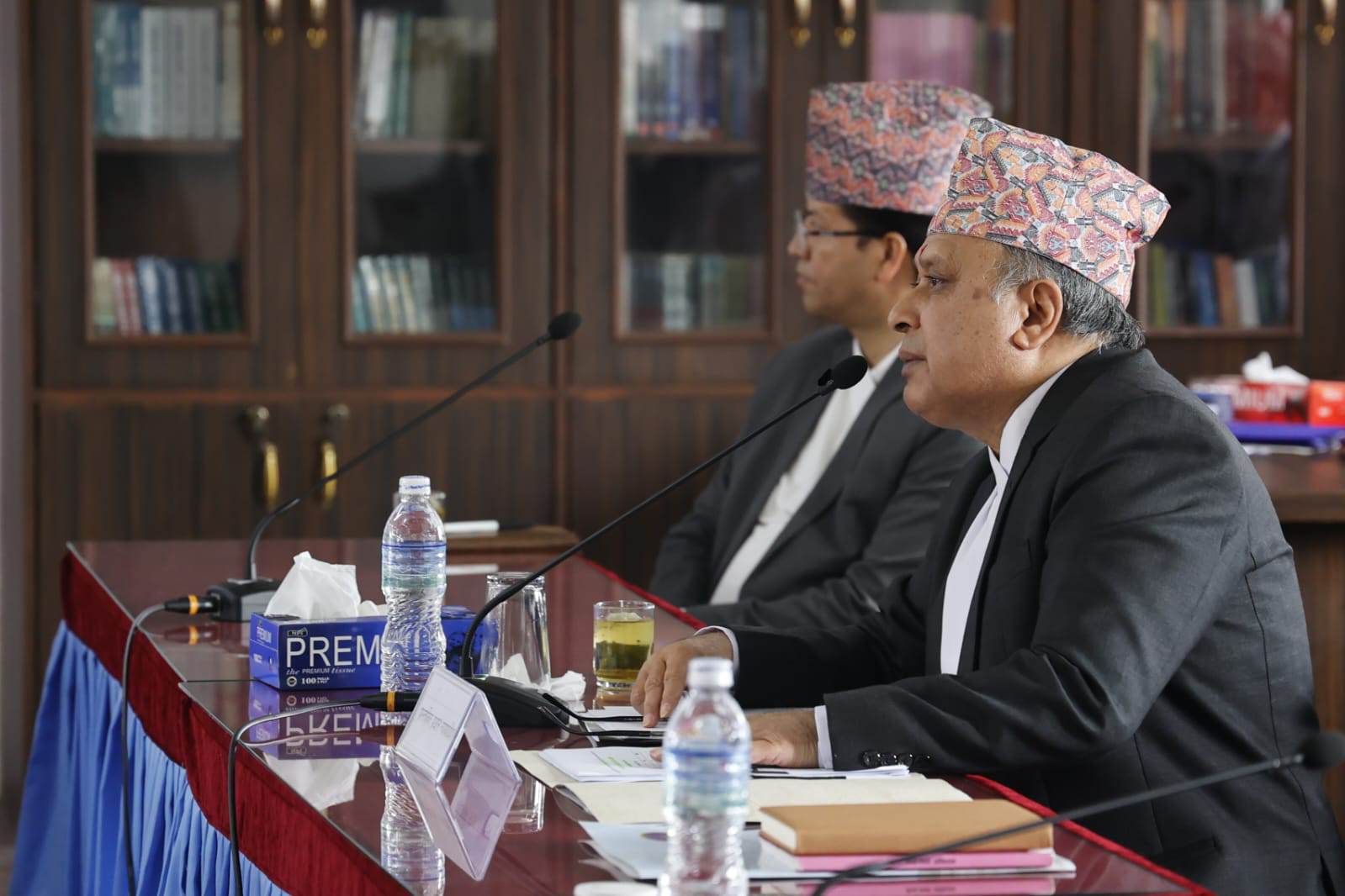 Hari Krishna Karki presenting his action plan to Hearing Committee (photos)