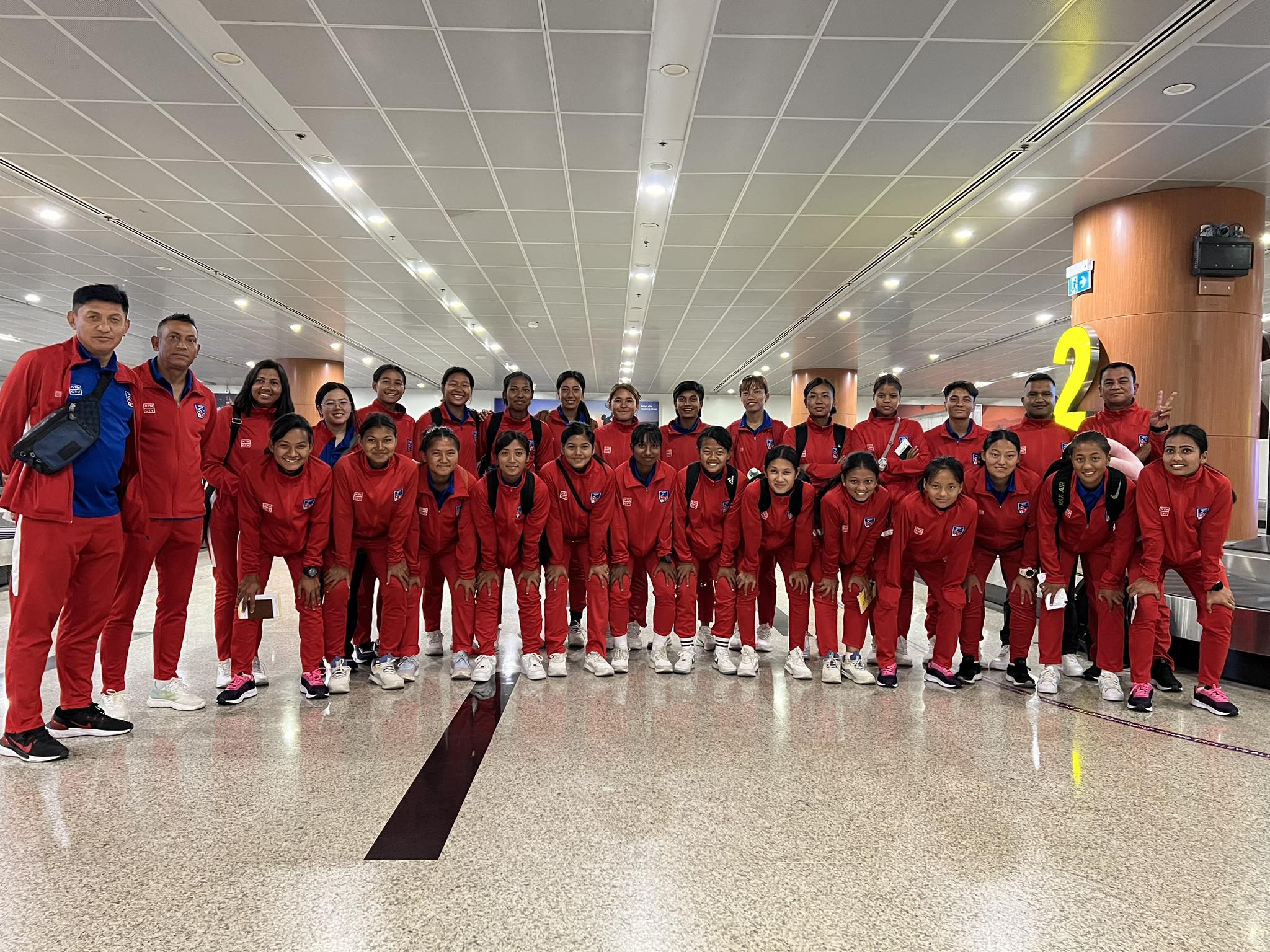 U-20 women’s squad reached Myanmar