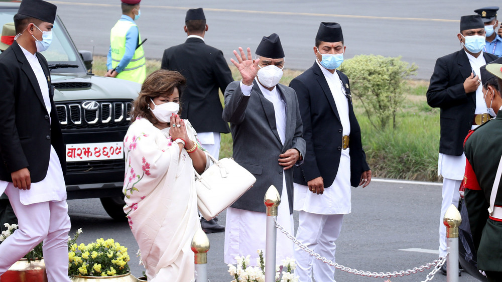Deuba leaving Singapore for follow-up, Arzu is with him as well