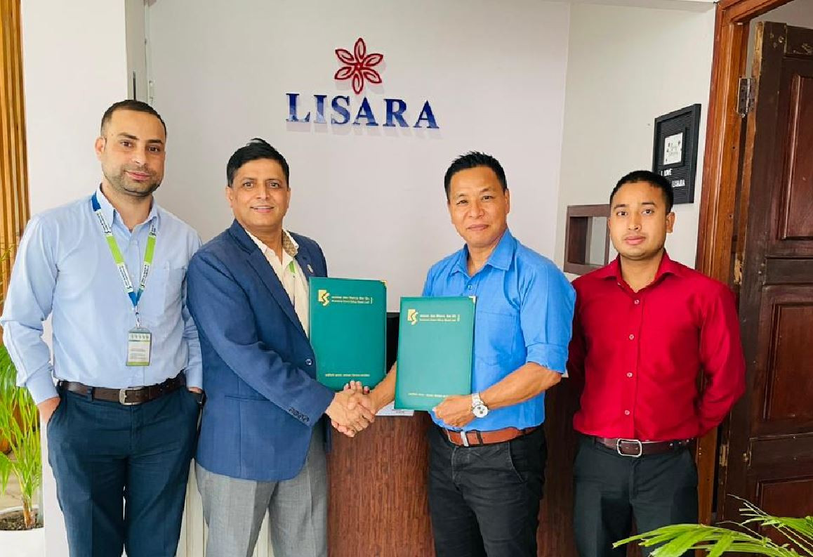 Merchant agreement between KSBB & Lisara Restaurant and Thakali Kitchen