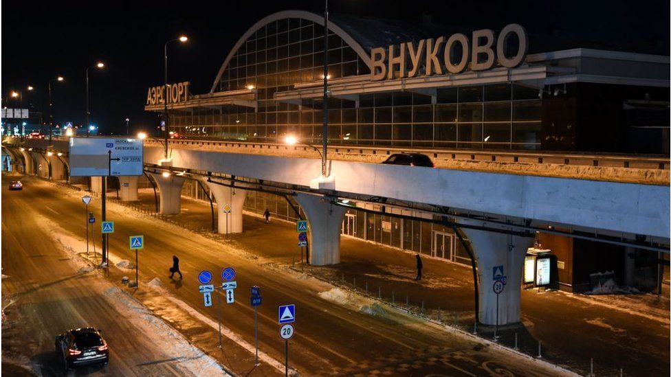 Ukraine war: Major Moscow airport flights disrupted by drone attack