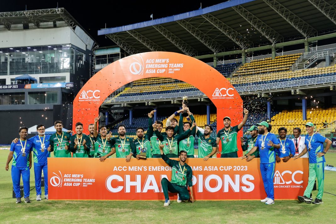 Defeating India, Pakistan wins ACC Men’s Emerging Asia Cup