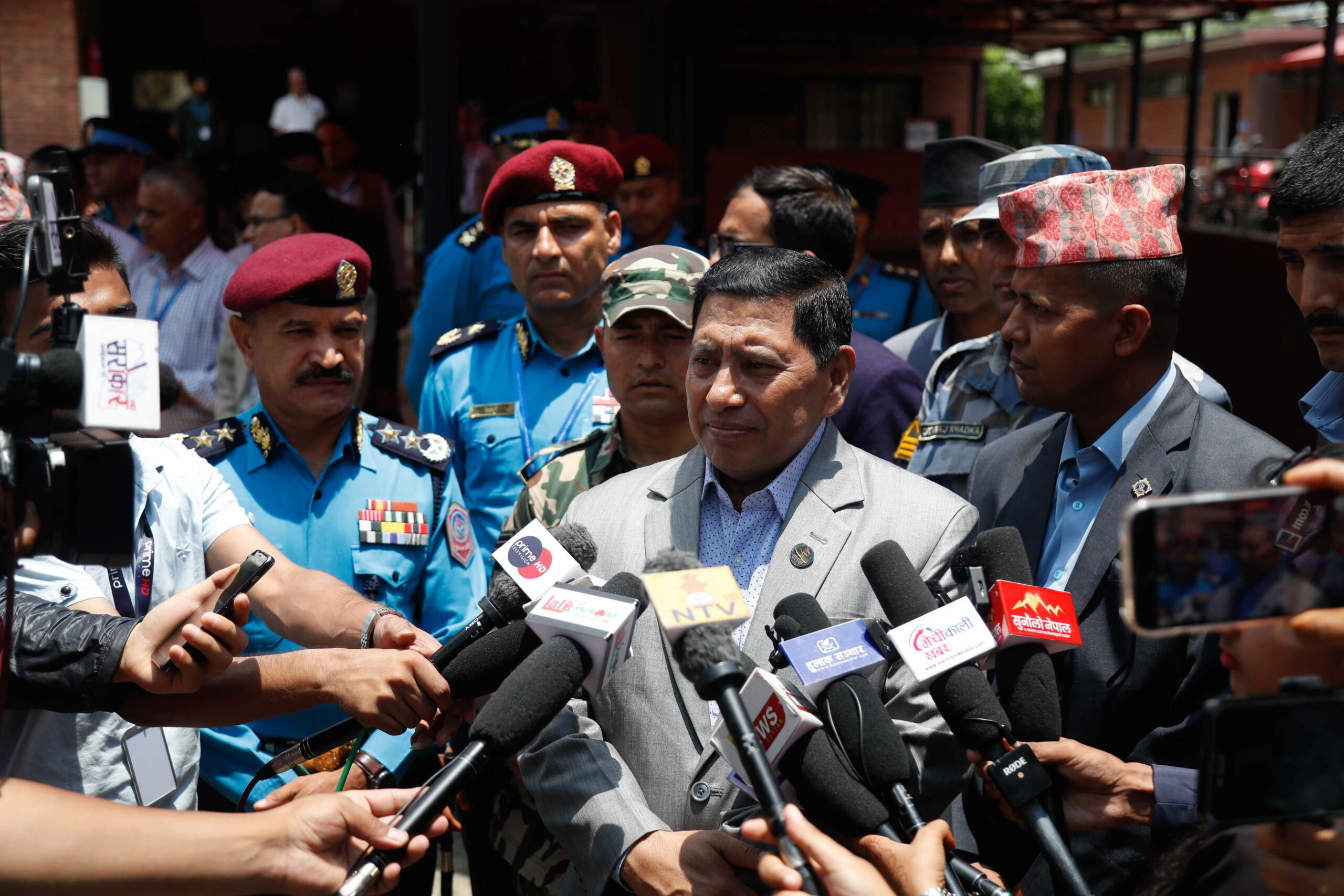 DPM Shrestha takes stock of TIA security and customs management