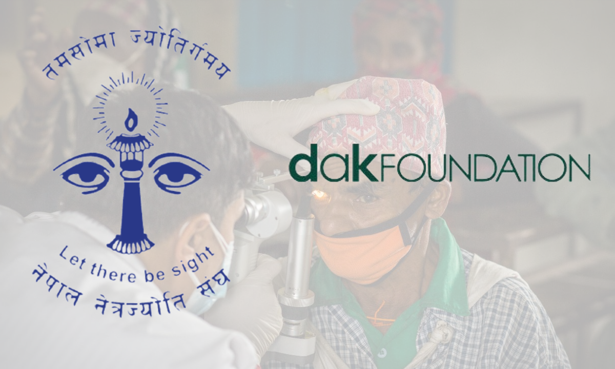 Nepal Netra Jyoti Sangh & DAK Foundation signs an agreement, 8 thousand free surgery