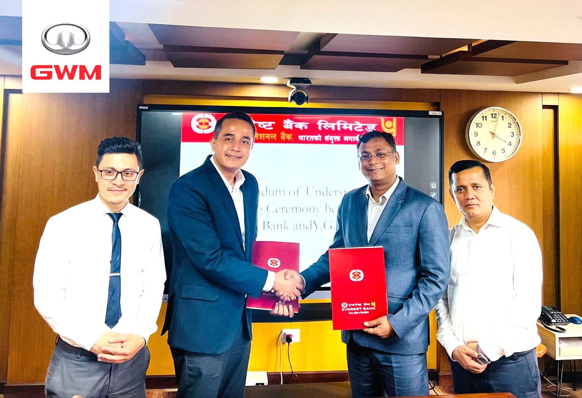 VG Impex (GWM-Nepal) collaborates with Everest Bank