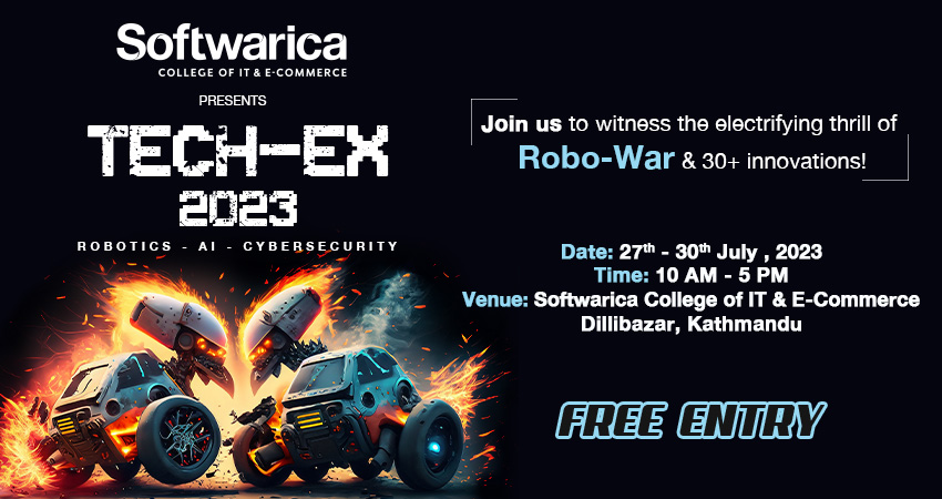 Tech-Ex 2023 to be held at Softwarica College in Kathmandu from July 27-30