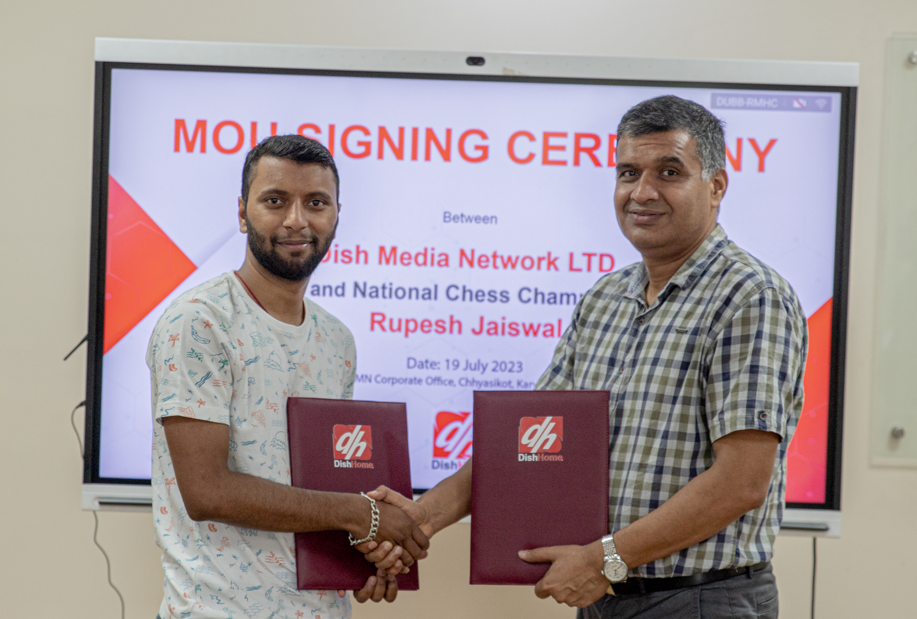 National Chess Champion Rupesh Jaiswal participating in FIDE Chess World Cup 2023 with support from DishHome