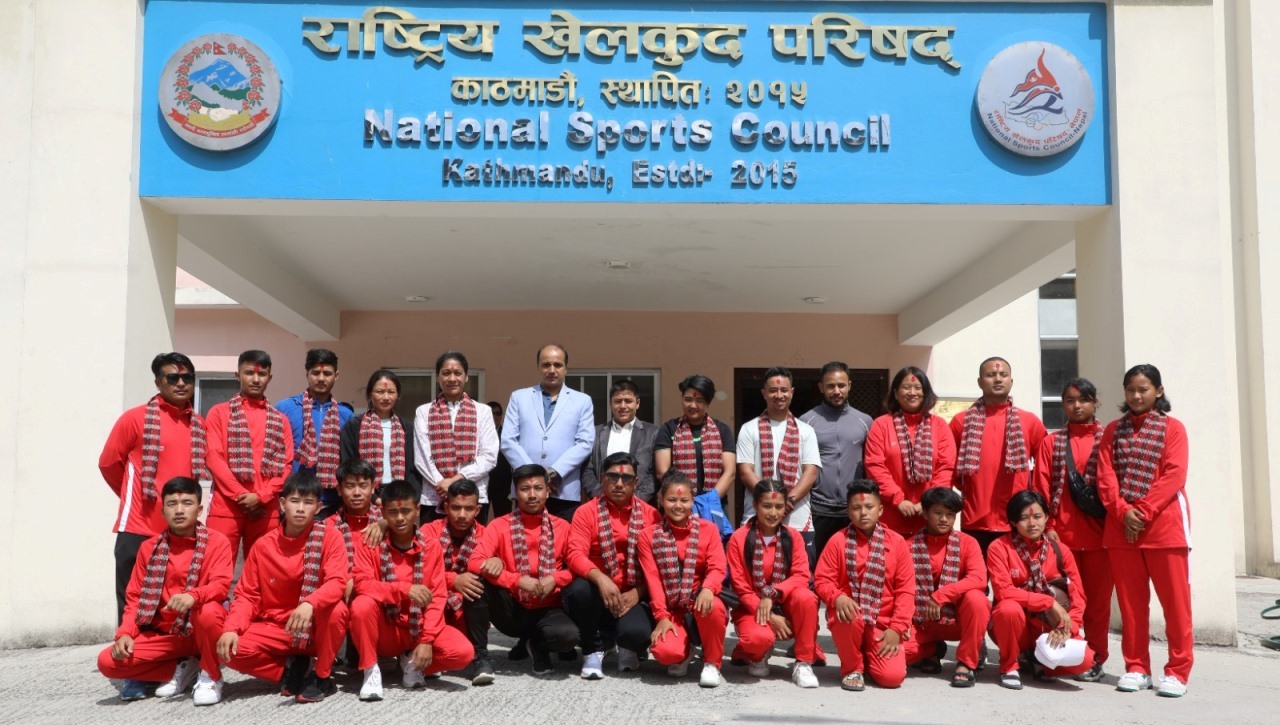 Team Nepal leaves for India for ITF Taekwondo Championship