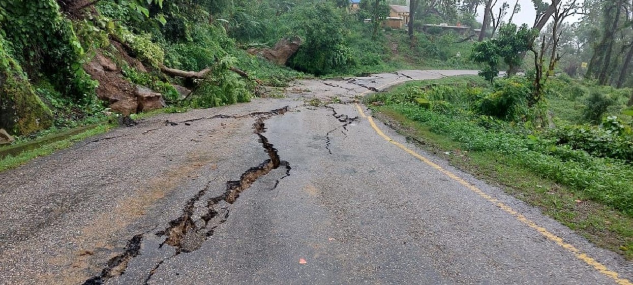 Road connectivity of seven Sudurpaschim hilly districts broken