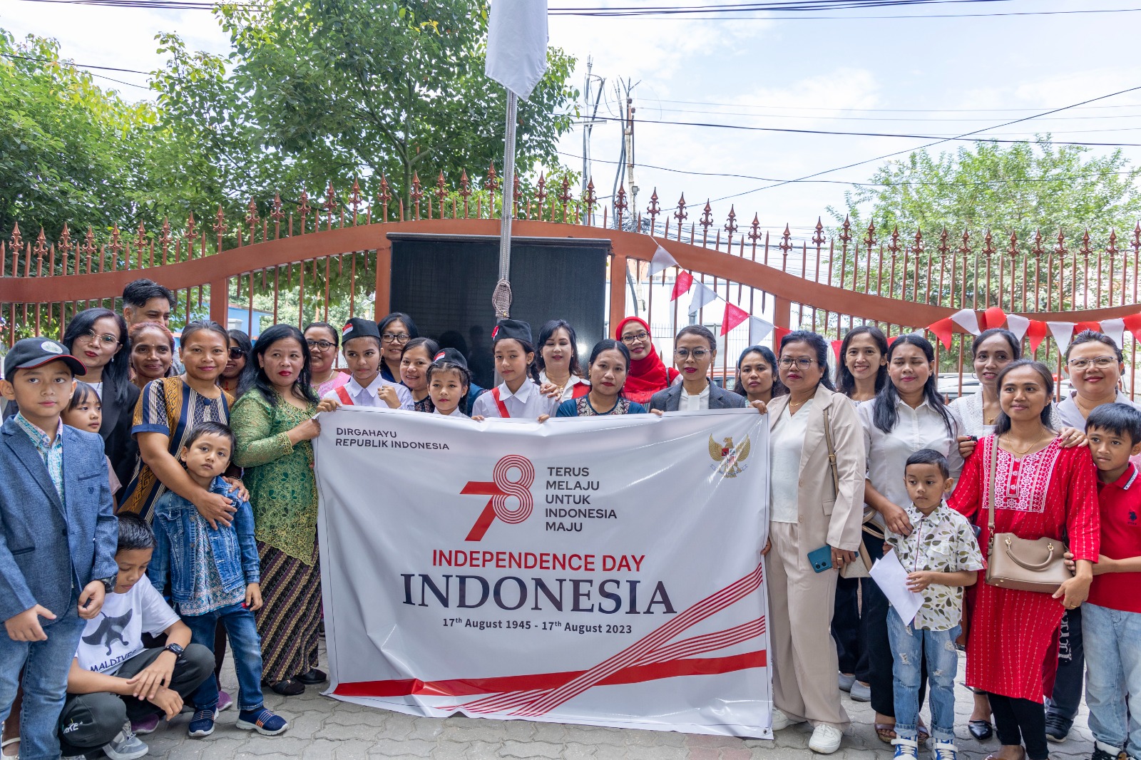 Flag hoisting ceremony marks Indonesia’s 78th Independence Day in Kathmandu