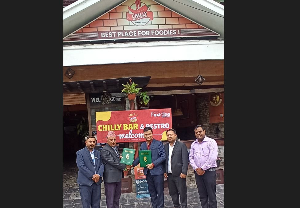 Merchant agreement between KSBB & Chilly Bar and Restro, Himalayan Glory Inn & Himalayan Guest House
