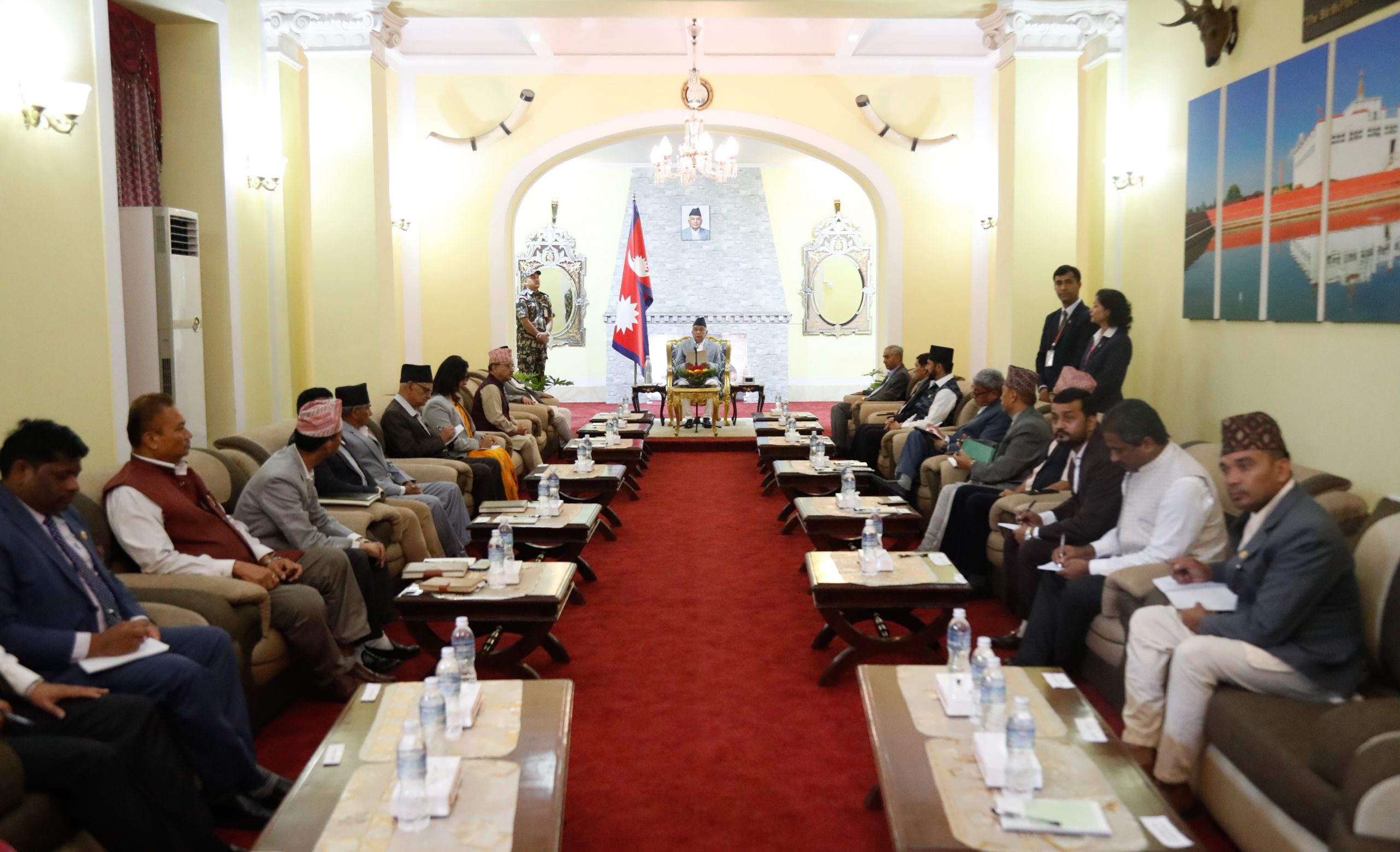 All party meeting begins at Sheetal Niwas, UML not present