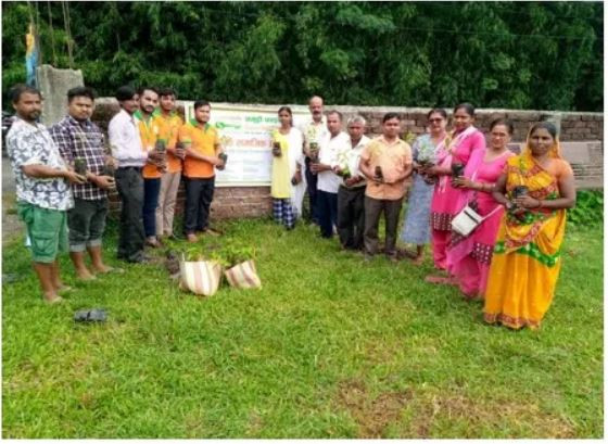 Samriddhi Finance’s three branches conducted a tree planting initiative