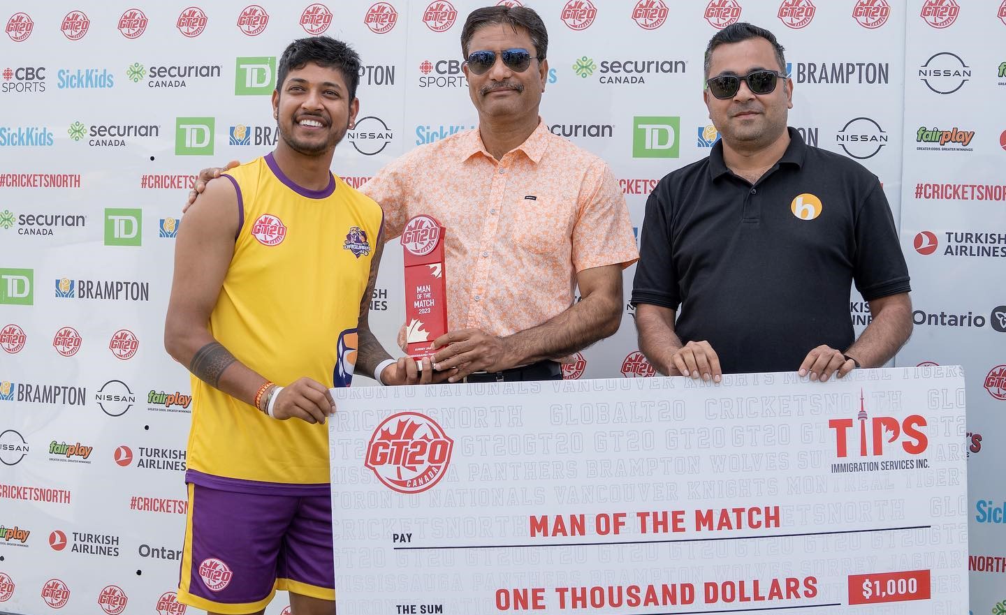 Sandeep won cash 132,000 on his birthday