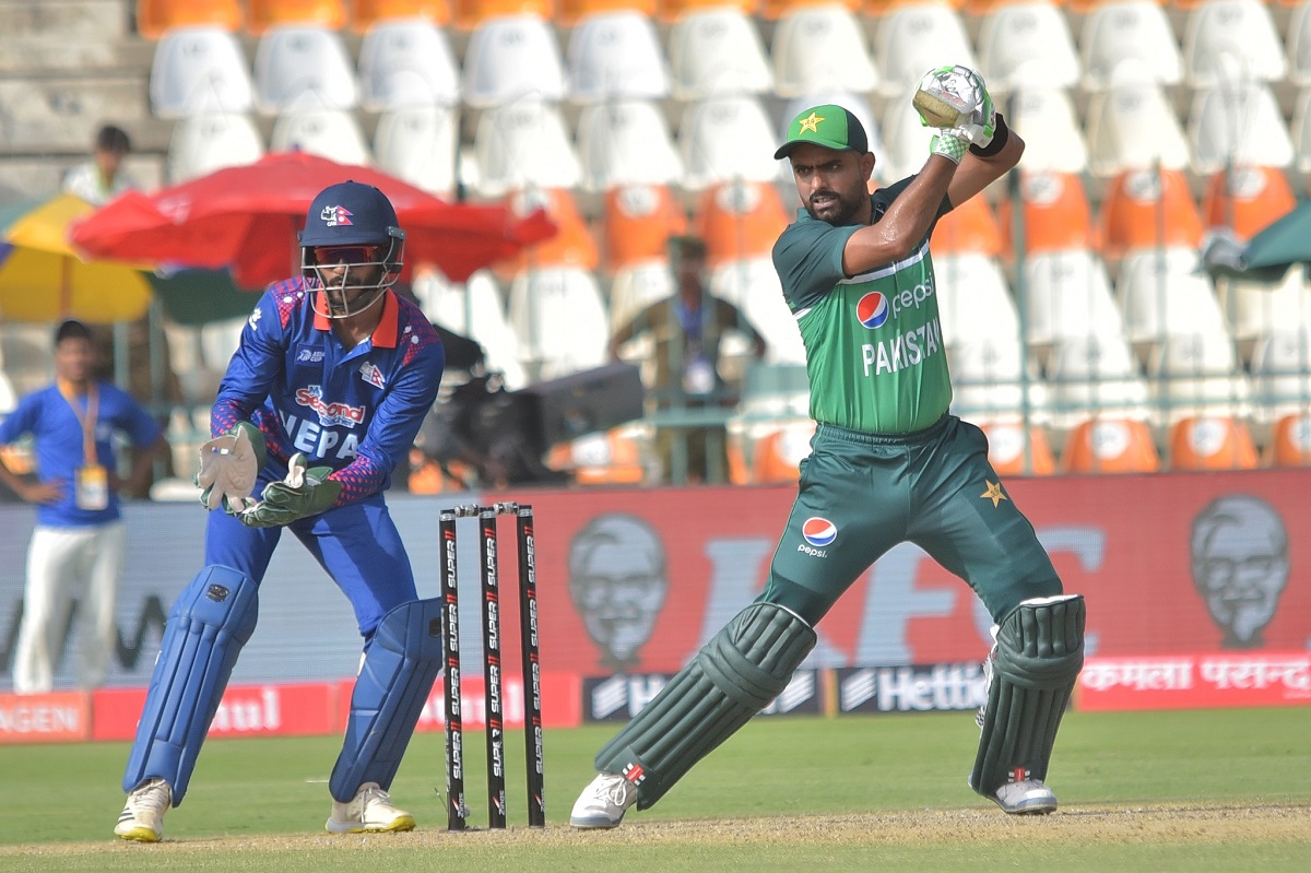 Babar’s century against Nepal