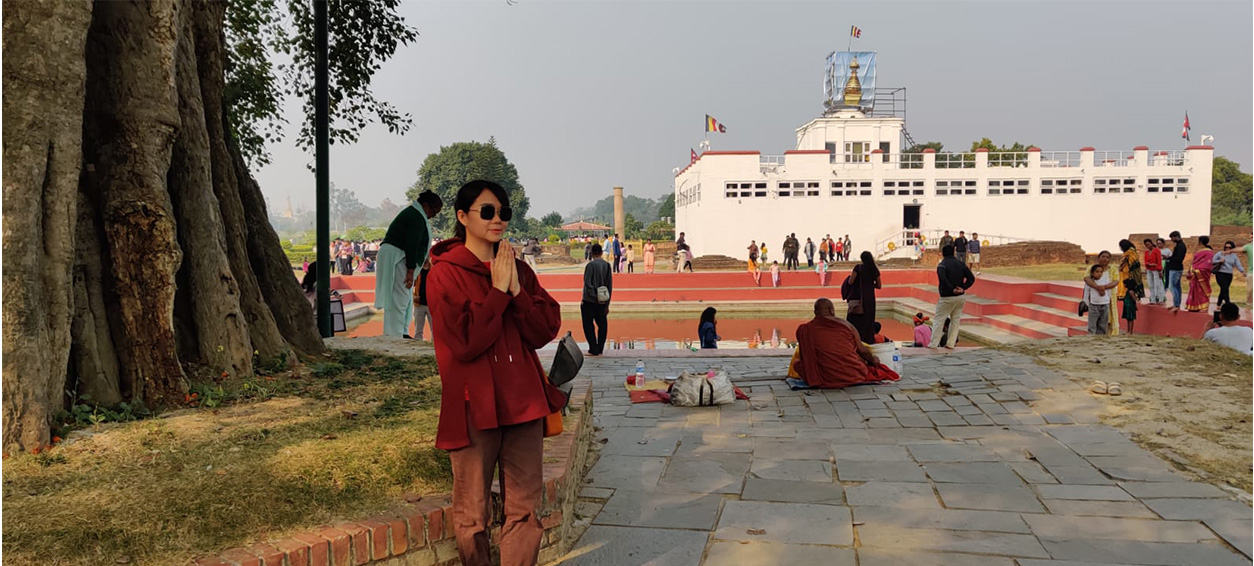 Tourist arrivals up in Lumbini