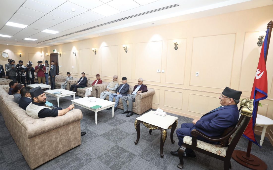 All-party meeting begins at PM’s office