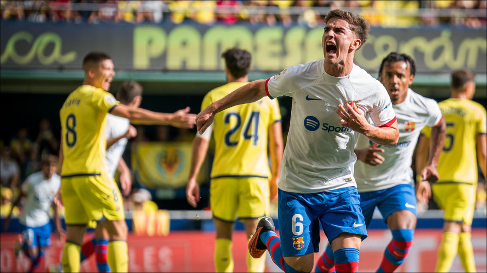 Barcelona beat Villarreal in a match with seven goals