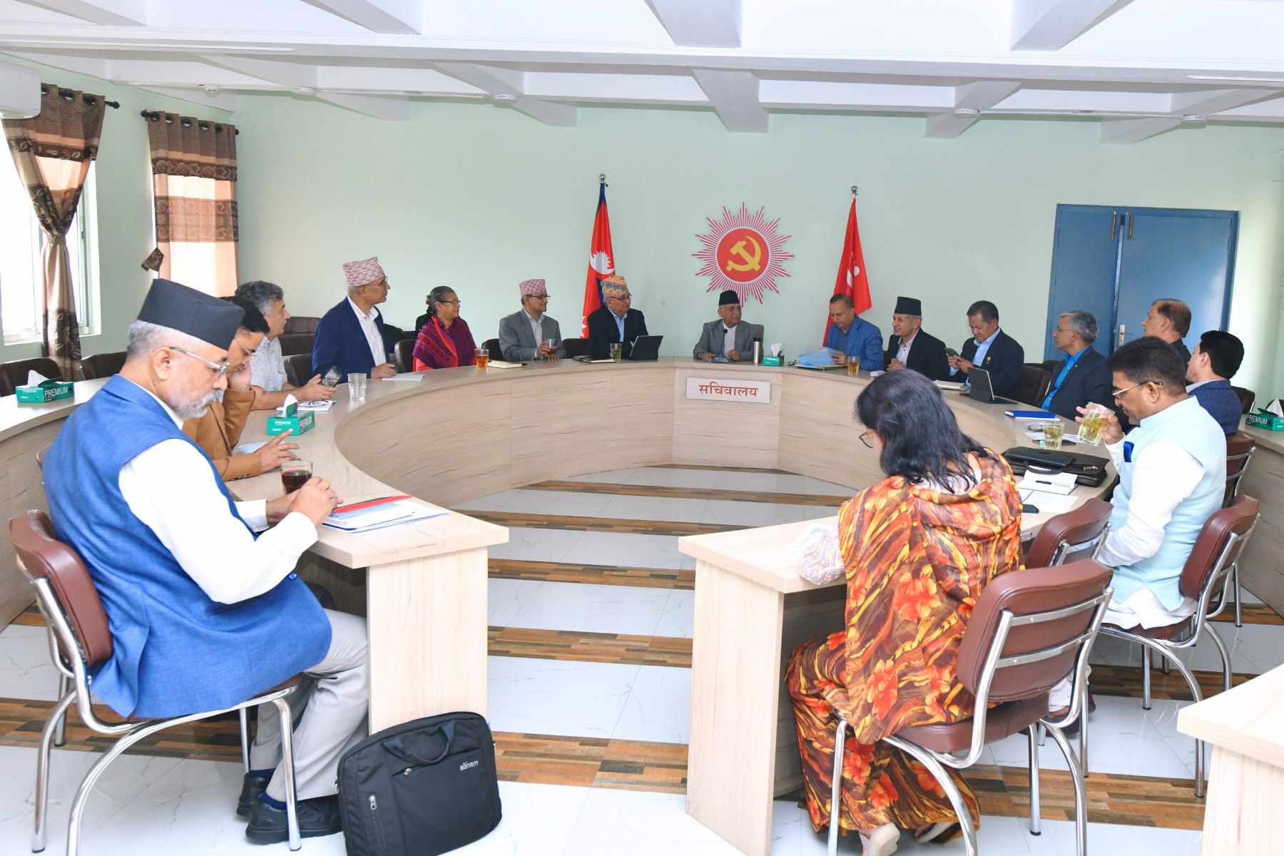 UML secretariat meeting begins at Chyasal party headquarters