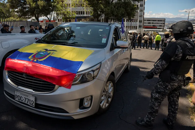 Ecuador arrests 6 Colombians in slaying of presidential candidate as violence weighs on nation
