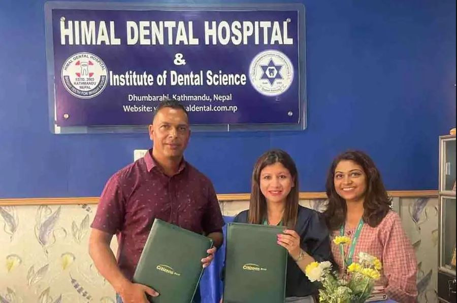 Citizens Bank customers to get up to 20% discount on services of Himal Dental Hospital